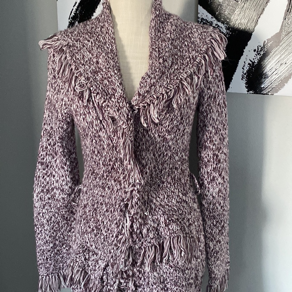 BEBE sweater / duster - Picture 10 of 11